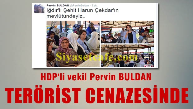 Pervin Buldan terörist cenazesine gitti