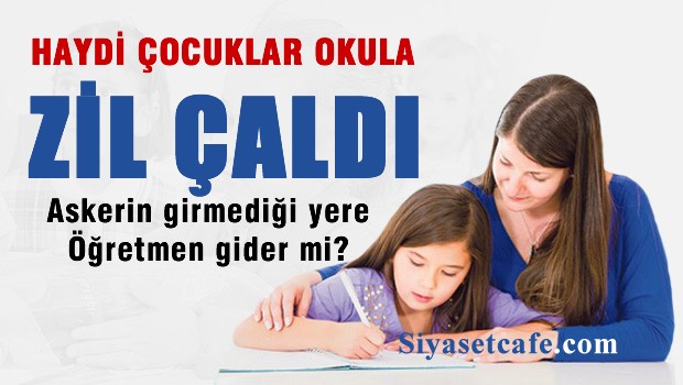 Okul zili sancılı çalıyor!