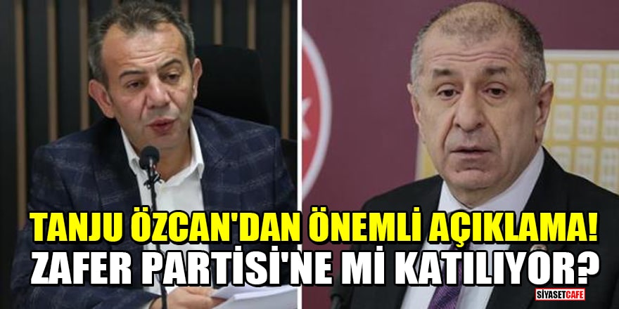 Bolu Belediye Başkanı Tanju Özcan'dan önemli açıklama! Zafer Partisi'ne mi katılıyor?