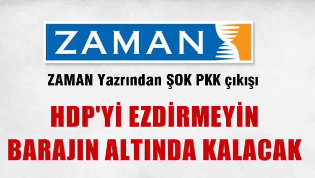 Zaman yazarı Şahin Alpay: HDP'yi ezdirmeyelim