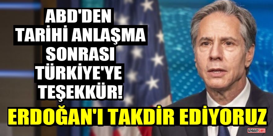 ABD Dışişleri Bakanı'ndan Tahıl anlaşması sonrası Türkiye'ye teşekkür: Erdoğan'ı takdir ediyoruz
