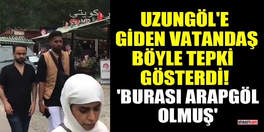 Trabzon Uzungöl'e giden vatandaş böyle tepki gösterdi! 'Burası Arapgöl olmuş'