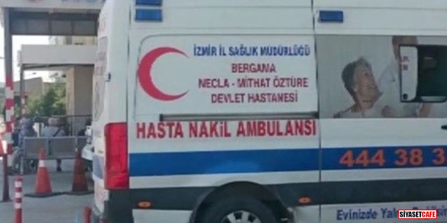 İzmir'de hastane önündeki ambulans çalındı