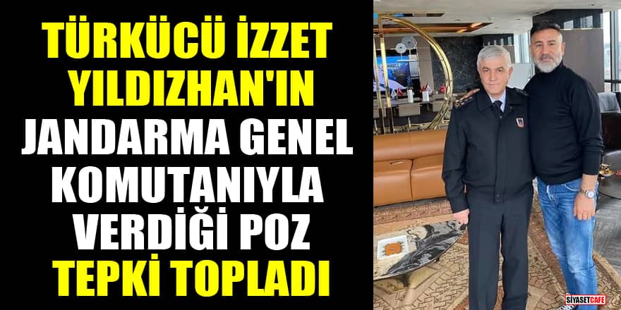 Türkücü İzzet Yıldızhan'ın Jandarma Genel Komutanıyla verdiği poz tepki topladı