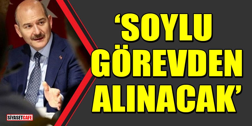 Yeni Şafak yazarı Mehmet Şeker: Soylu görevden alınacak