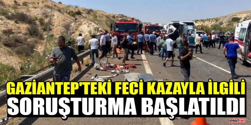Bakan Bozdağ açıkladı! Gaziantep'teki feci kazayla ilgili soruşturma başlatıldı