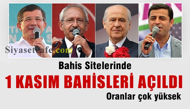 Bahis siteleri, 1 Kasım'la ilgili bahisler düzenleniyor
