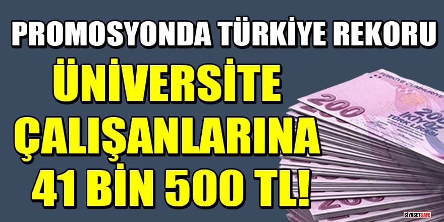 Anadolu Üniversitesi promosyonda Türkiye rekoru kırdı! Üniversite çalışanlarına 41 bin 500 TL ödenecek