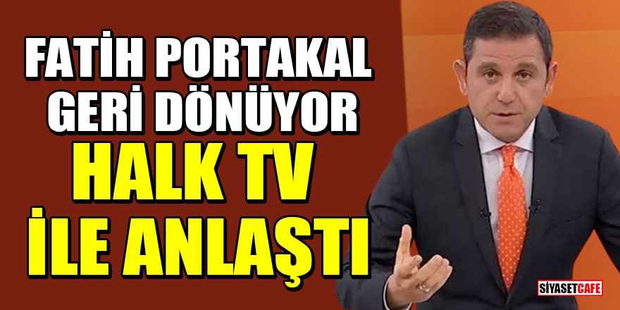'Fatih Portakal Halk TV ile anlaştı' iddiası!
