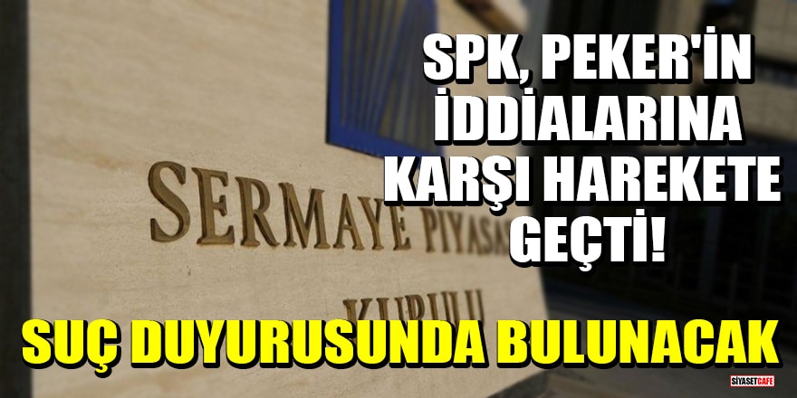 SPK, Sedat Peker'in iddialarına karşı Mine Tozlu Sineren hakkında suç duyurusunda bulunacak