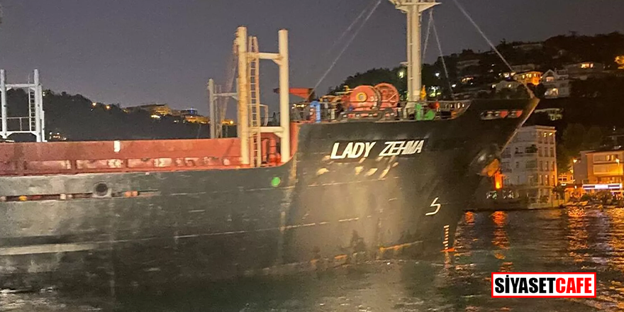 Ukrayna’dan gelen kargo gemisi karaya oturdu: İstanbul Boğazı'nda gemi trafiği askıya alındı