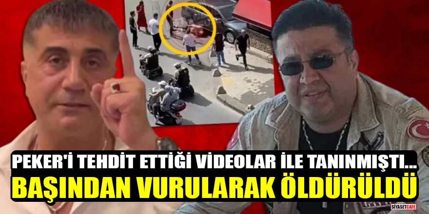 Sedat Peker'i tehdit ettiği videolar ile tanınan Cenk Çelik vuruldu