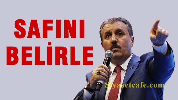 BBPnin seçim sloganı 'Safını Belirle'