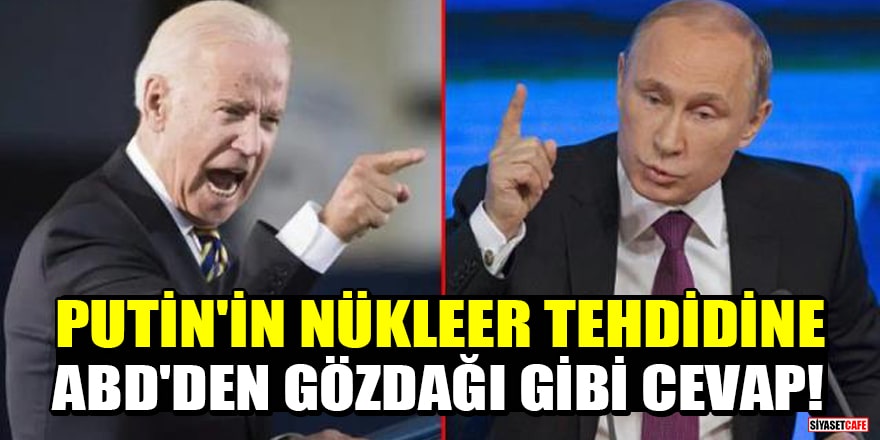 Putin'in nükleer tehdidine ABD'den gözdağı gibi cevap!