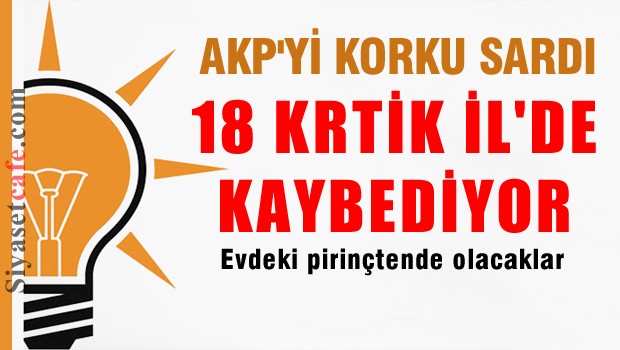 AKP'de Kıl Payı Kazanılan 18 Vekil Korkusu