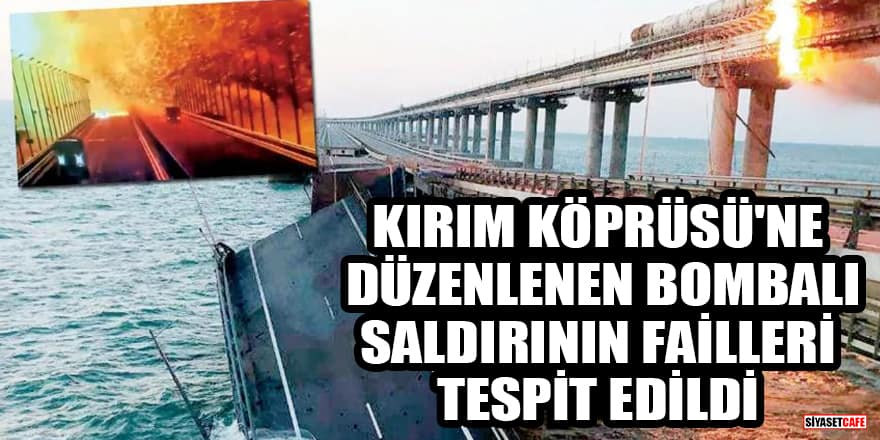 Putin açıkladı: Kırım Köprüsü'ne düzenlenen bombalı saldırının failleri tespit edildi