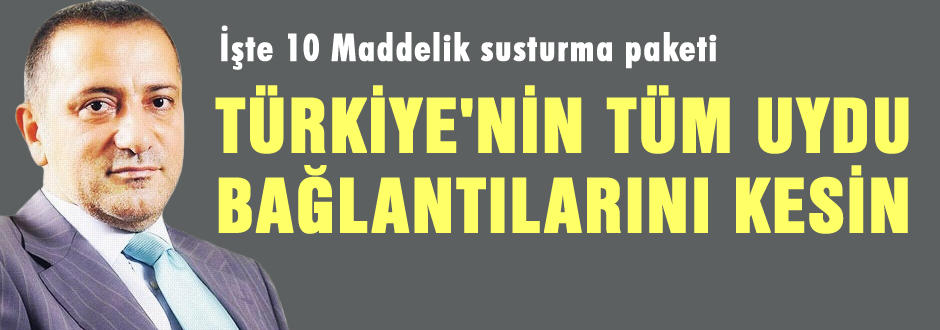 Türkiye'nin tüm uydu bağlantılarını kesin
