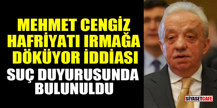 'Mehmet Cengiz hafriyatı ırmağa döküyor' iddiası