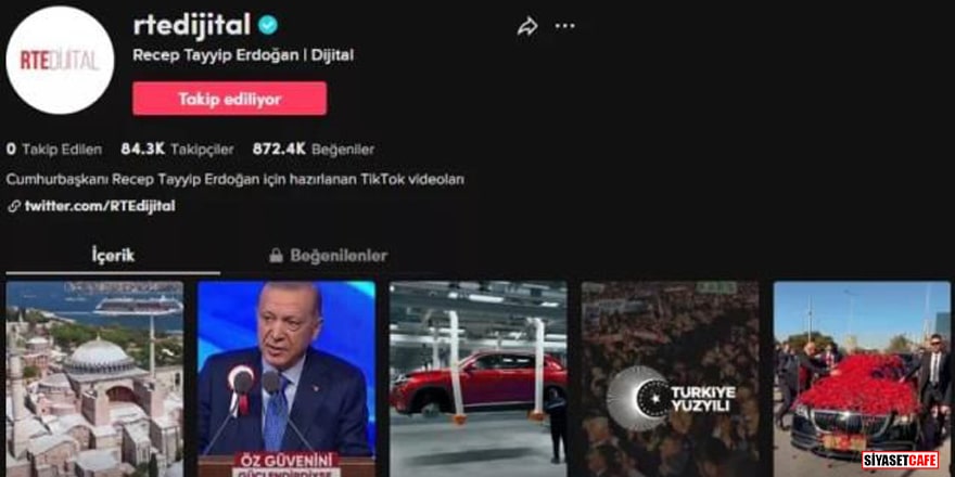 Erdoğan TikTok hesabı açtı! Şimdiden fenomen oldu
