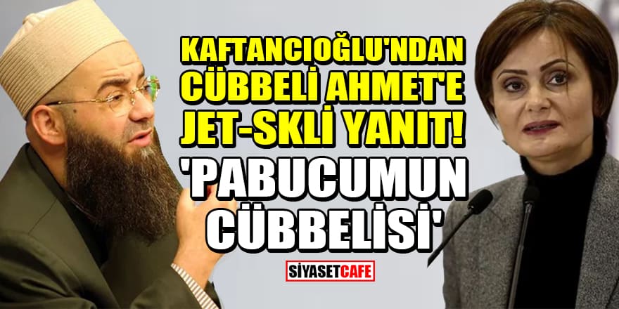 Kaftancıoğlu'ndan Cübbeli Ahmet'e jet-skli yanıt! 'Pabucumun cübbelisi'
