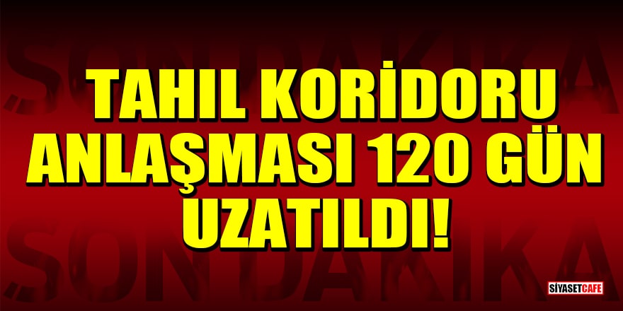 Erdoğan açıkladı: Tahıl Koridoru Anlaşması 120 gün uzatıldı!