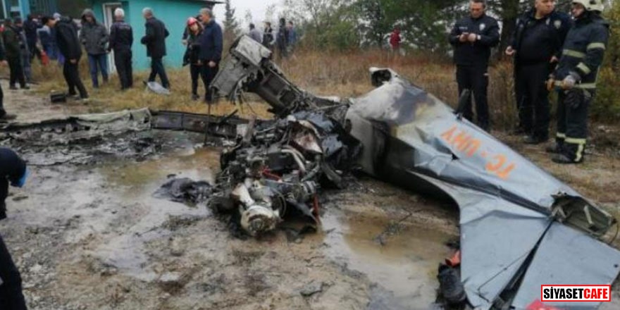 Bursa’da tek motorlu uçak düştü: 2 ölü