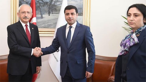 Kılıçdaroğlu Demirtaş'la görüştü