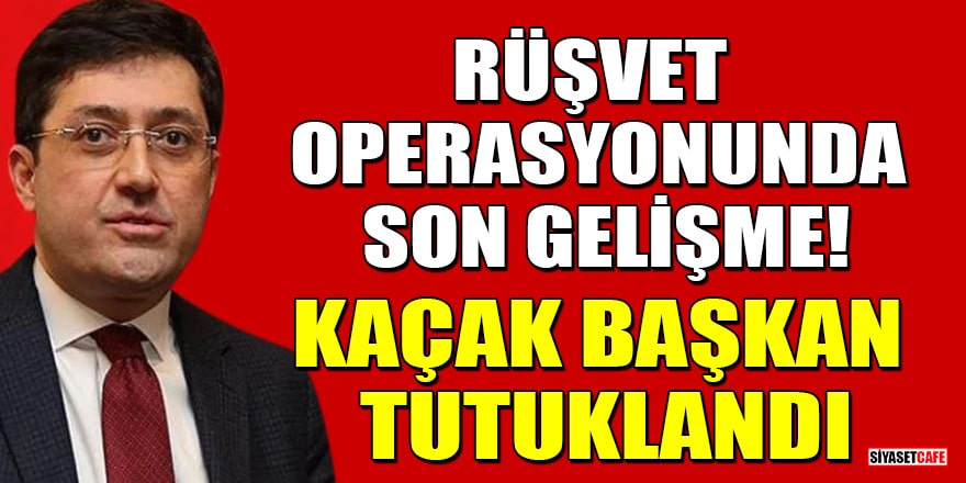 Rüşvet operasyonunda gözaltına alınan Eski Beşiktaş Belediye Başkanı Murat Hazinedar tutuklandı