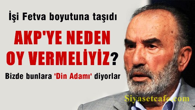 Hayrettin Karaman'dan oyunu niçin AKP'ye vereceğini açıkladı