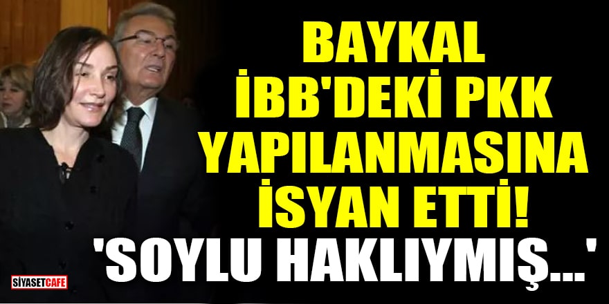 Aslı Baykal, İBB'deki PKK yapılanmasına isyan etti! 'Soylu haklıymış...'