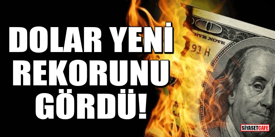 Dolar/TL 18,78 seviyesine çıkarak rekor kırdı