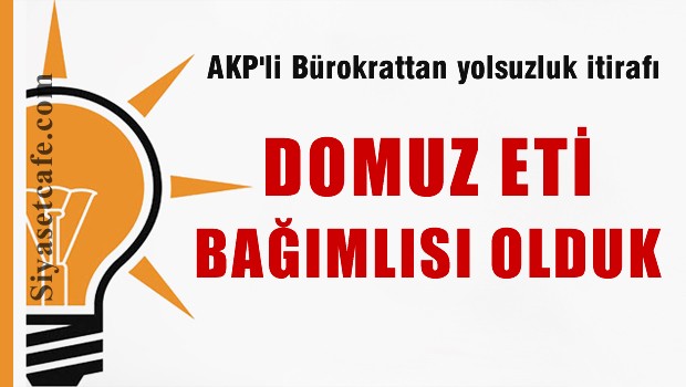 AKP'li bürokrattan yolsuzluk itirafları