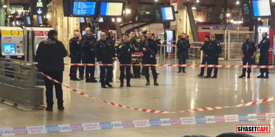 Paris'te tren istasyonunda saldırı! Çok sayıda yaralı var