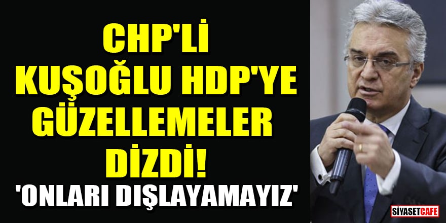 CHP'li Kuşoğlu HDP'ye güzellemeler dizdi! 'Onları dışlayamayız'