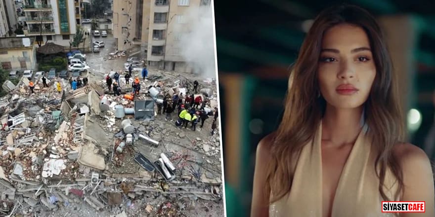 Ünlü oyuncu Melisa Aslı Pamuk'un ailesi depremde mahsur kaldı
