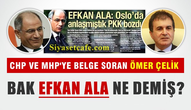Efkan Ala, Oslo Mutabakatını 1 Yıl Önce Açıklamış: Oslo'da Anlaşmıştık, Oslo'yu PKK Bozdu