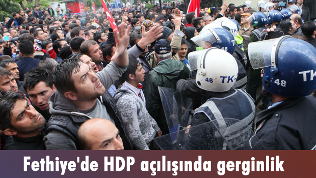 HDP Fethiye gerginlik