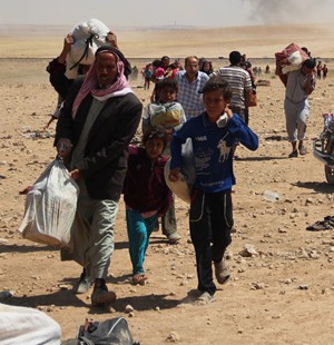 100 bin kişi Türkiye'ye doğru yürüyor!