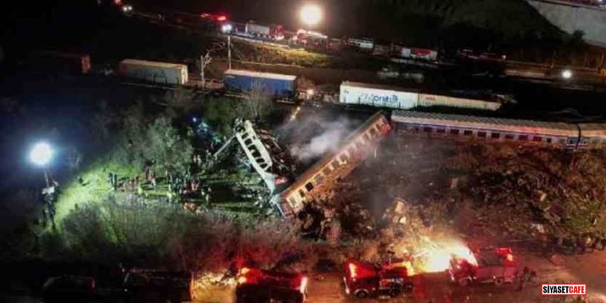 Yunanistan'da iki tren birbirine girdi: 32 kişi hayatını kaybetti