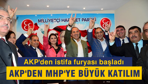 AKP'den MHP'ye büyük katılım