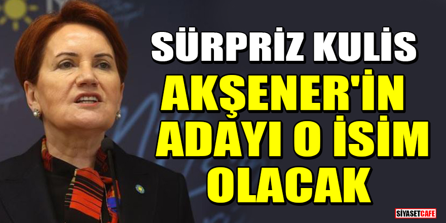 'Akşener'in Cumhurbaşkanı adayı eski bakan Ahat Andican olacak' iddiası