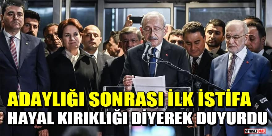 Kılıçdaroğlu'nun adaylığı sonrası Gelecek Partili Muharrem Ödemiş istifa etti
