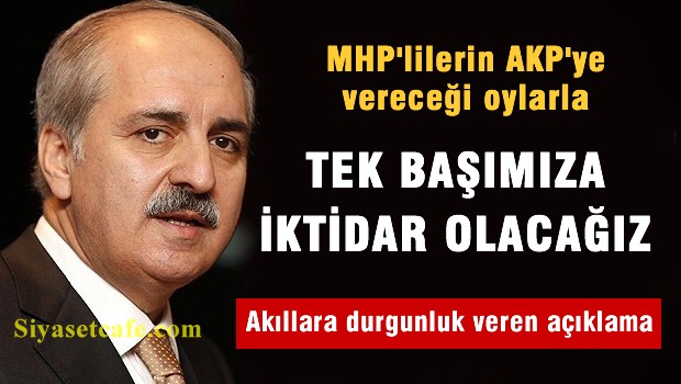 Kurtulmuş: 'MHP'li kardeşlerimizin oyuyla tek başımıza iktidar olacağız''