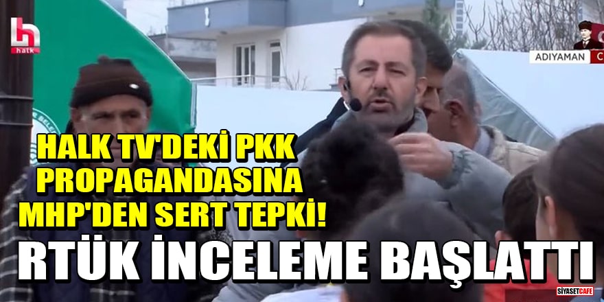 Halk TV'deki PKK propagandasına MHP'den sert tepki! RTÜK inceleme başlattı