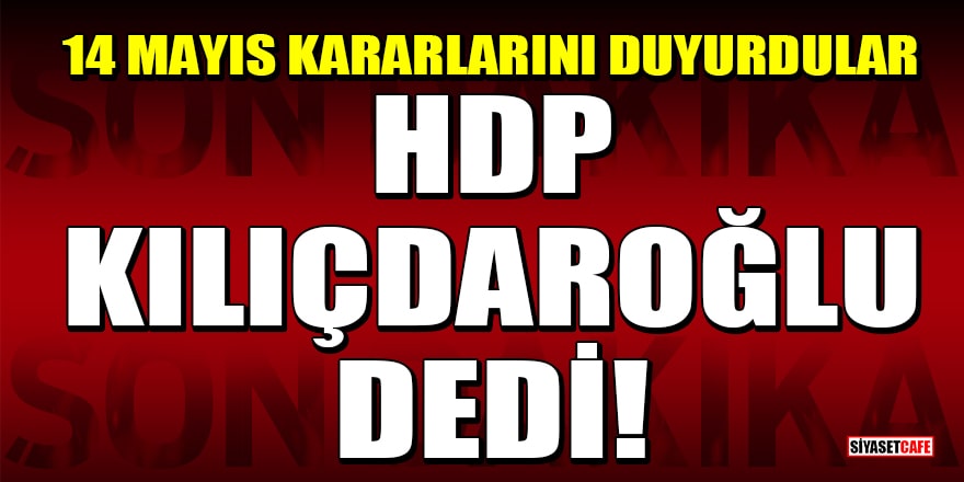 HDP'li Buldan 14 Mayıs kararlarını duyurdu! 'Cumhurbaşkanı adayı çıkarmayacağız'