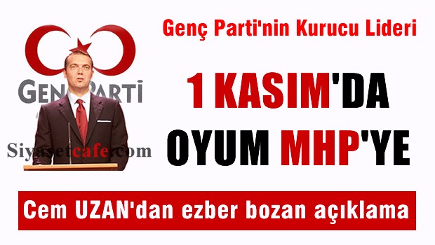 Cem Uzan 1 Kasım'da kime oy vereceğini açıkladı!