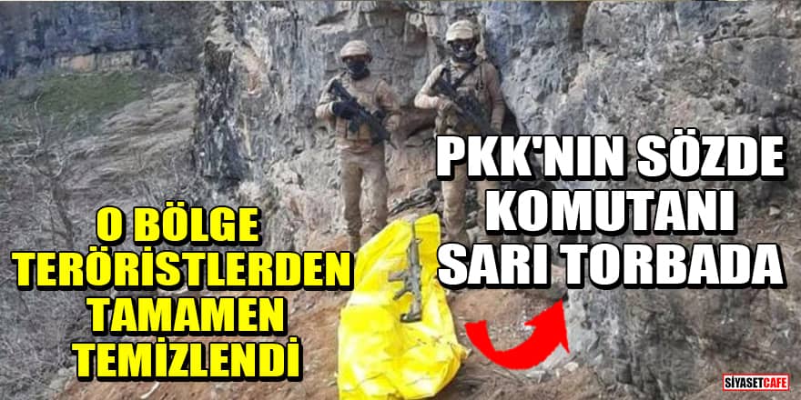 Hakkari'de PKK'nın sözde komutanı terörist saklandığı mağarada öldürüldü!