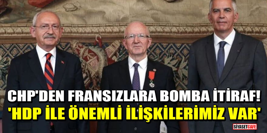CHP'li İbrahim Kaboğlu'ndan Fransızlara bomba itiraf! 'HDP ile önemli ilişkilerimiz var'