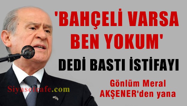 MHP'de AKŞENER Genel Başkan olsun sesleri