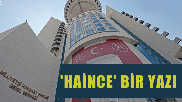 'HAİNCE' Bir Yazı